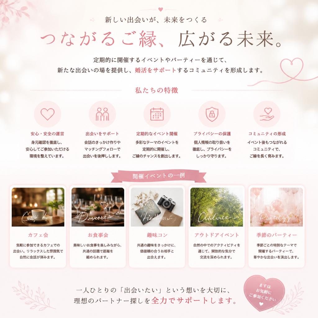コミュニティ形成に寄与する独自のイベント