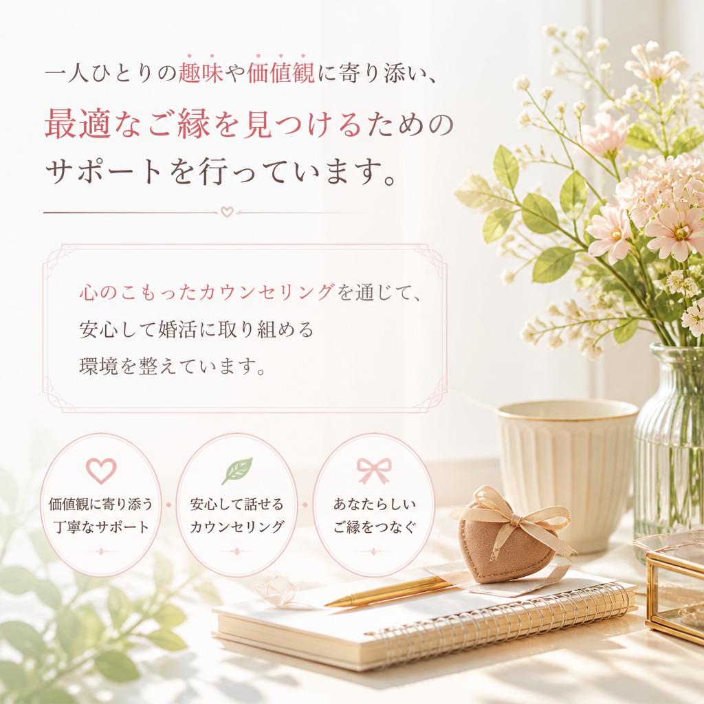 心に寄り添う婚活サポート
