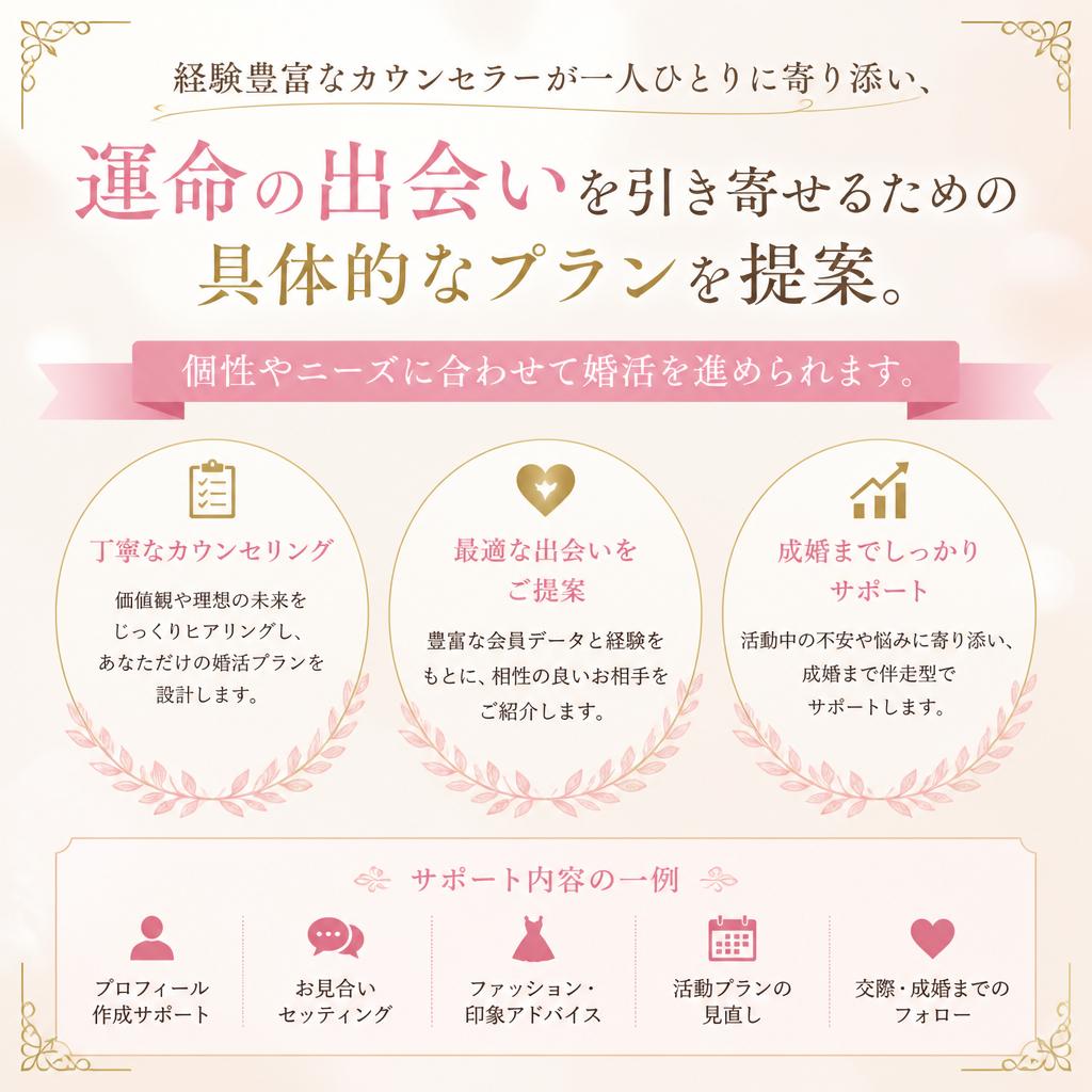 私たちのサポート体制