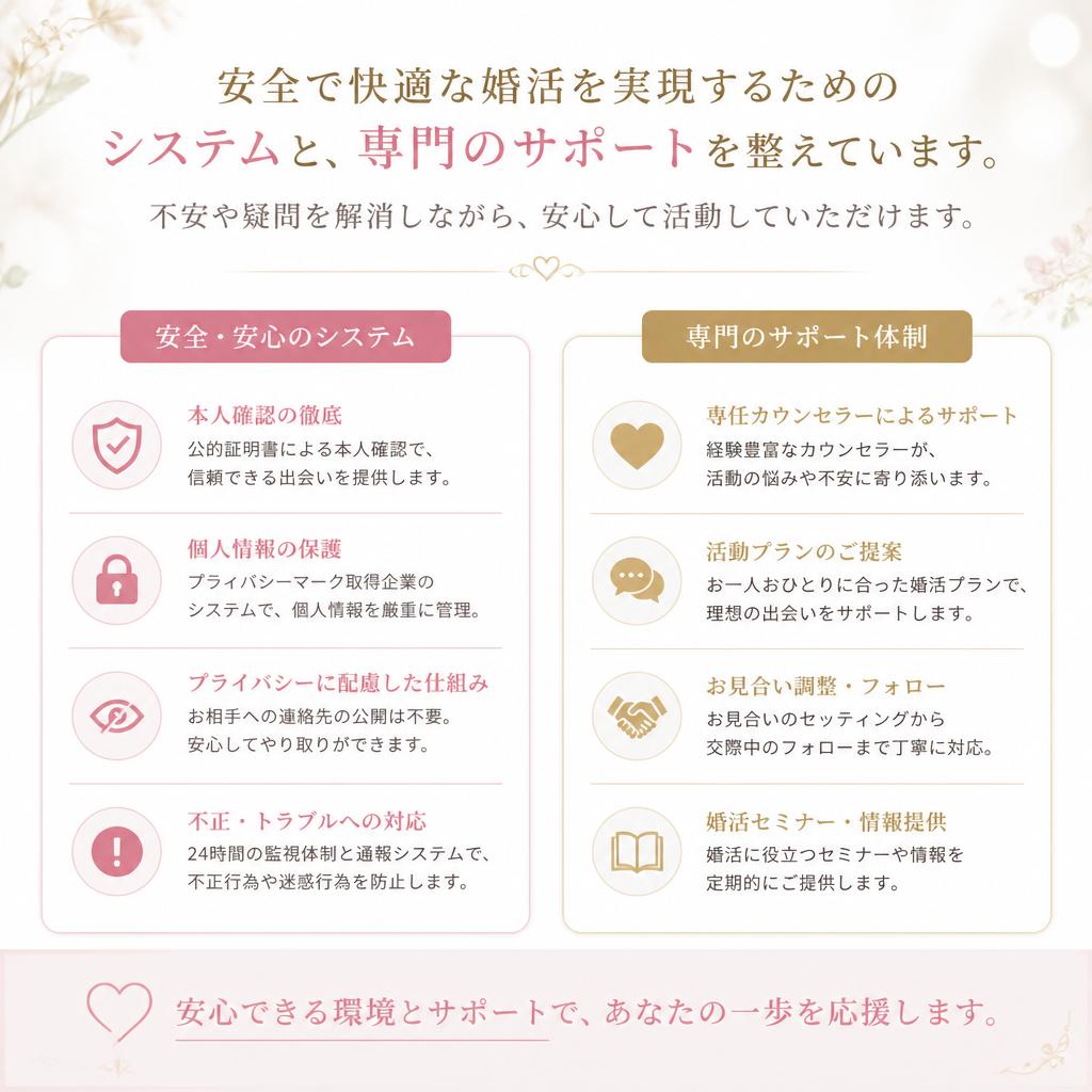 安心して活動できる環境