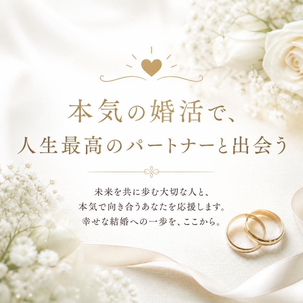 本気の婚活で、人生最高のパートナーと出会う