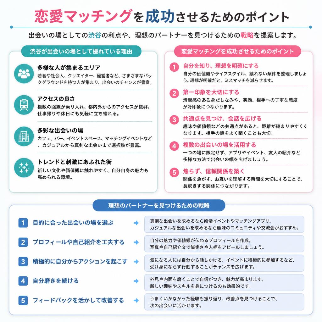 3. 恋愛マッチングの成功法則