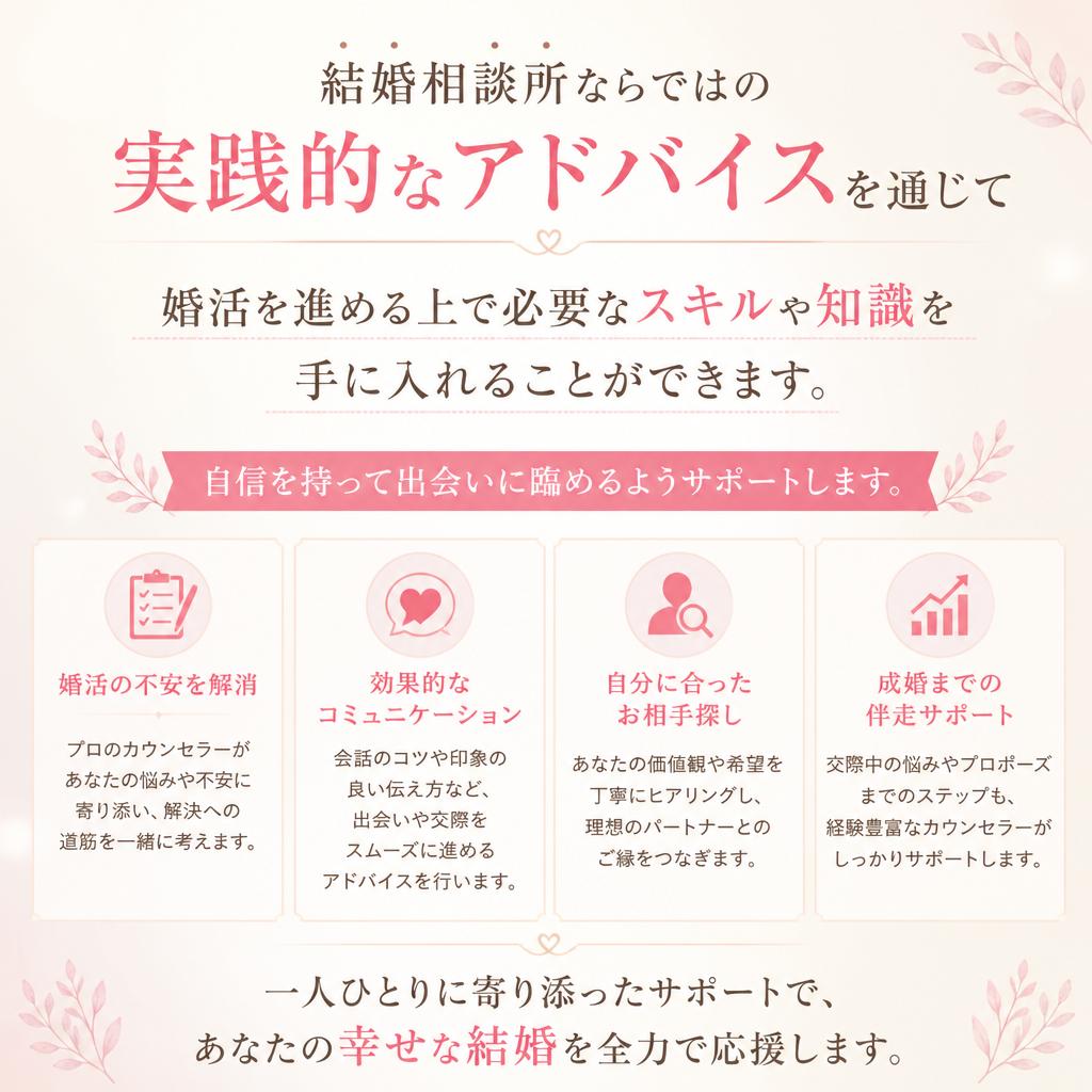 実践的な婚活アドバイス