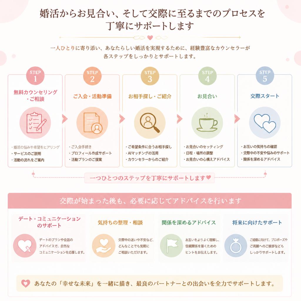 3. 交際のサポート